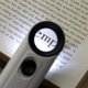 thumbnail image 3 of Lupa liviana de alta definición Lupa de mano iluminada 40 veces con fuente de luz para leer antigüedades, 3 of 5
