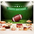 thumbnail image 4 of 20 x 10 ft Birthday Photography Backdrop, Football Happy Birthday Backdrop Baseball Birthday Photography Backdrop for Boy, Soccer Field Banner Photo Studio Background Decor, 4 of 4