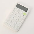 thumbnail image 2 of Calculadora Papelería escolar Sunnimix Portátil multicolor Con batería de botón Calculadora electrónica BLANCO, 2 of 7