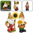 thumbnail image 2 of Resin Garden Gnome With Weather Resistant Finish Long Lasting Decoration, 2 of 6