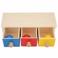 thumbnail image 4 of Three-Color Wooden Ball Box Toy, Wooden Ball Box, Child Wooden Ball Box, Educational Fun Home For Kids, 4 of 8
