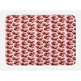 thumbnail image 1 of Exotic Bath Mat, Chestnut Autumn Fall Leaves Pastel Season Branches Botanical, Plush Bathroom Decor Mat with Non Slip Backing, 29.5" X 17.5", Pink Redbrown and Blush, by Ambesonne, 1 of 2