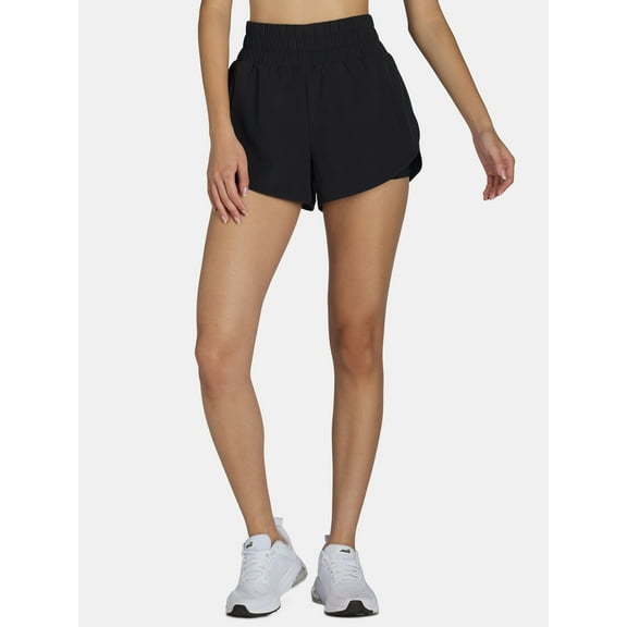 Avia Women's and Women's Plus Running Shorts with Bike Liner, Sizes XS-4X