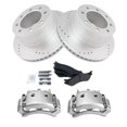 thumbnail image 2 of TRQ Rear Brake Calipers Ceramic Pads & Drilled Rotors Fits 03-08 Dodge Ram 3500 BKA26997, 2 of 8