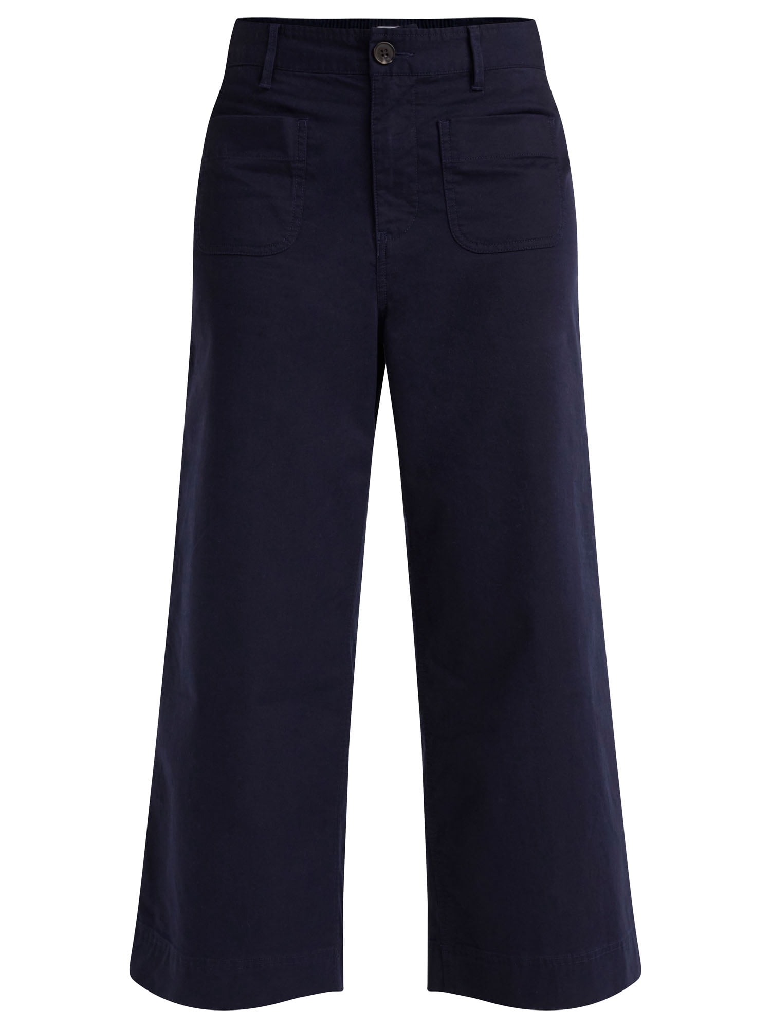Free Assembly Women's and Women's Plus High Rise Cropped Wide Leg Pants, 26” Inseam, Sizes XS- 4X