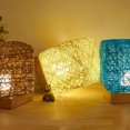 thumbnail image 4 of USB Square Sepak Takraw Table Lamp Bedroom Bedside Decorative Light, Dimming Switch+Base_The Ultimate Gift, 4 of 5