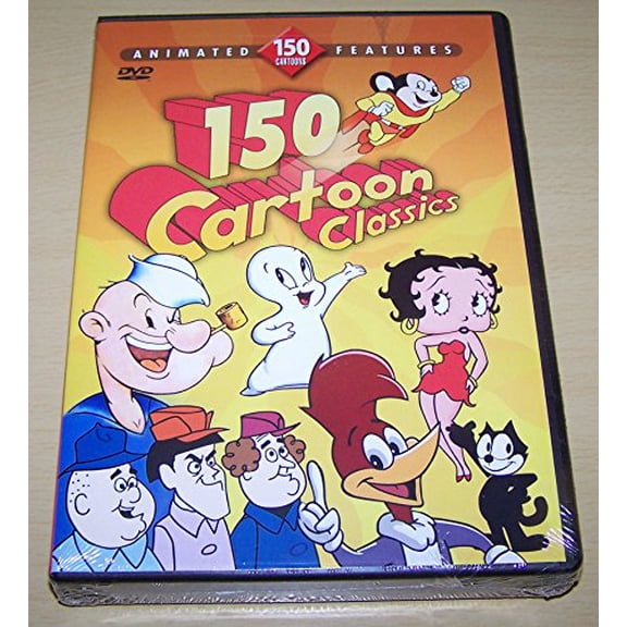 Pre-Owned 150 Cartoon Classics 4 Disc Set DVD