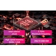 thumbnail image 3 of 15.6" Rose Gold Laptop, (Win 11 Pro + Office 2019), Celeron J4125, 12GB DDR4 RAM, 512GB SSD, FHD IPS Display, Backlit Keyboard, Fingerprint Reader, USB 3.0, HDMI, 3 of 9