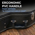 thumbnail image 3 of Dreadnought Acoustic Guitar Hardshell Case with Accessory Compartment - Black, 3 of 6