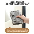 thumbnail image 3 of Harlier Kitchen Faucet Sink Splash Guard, 16.3" x 5.5'' Silicone Faucet Water Catcher Mat, Sink Draining Pad Behind Faucet, Rubber Drying Mat for Countertop, Bathroom, Farmhouse, RV, 3 of 9