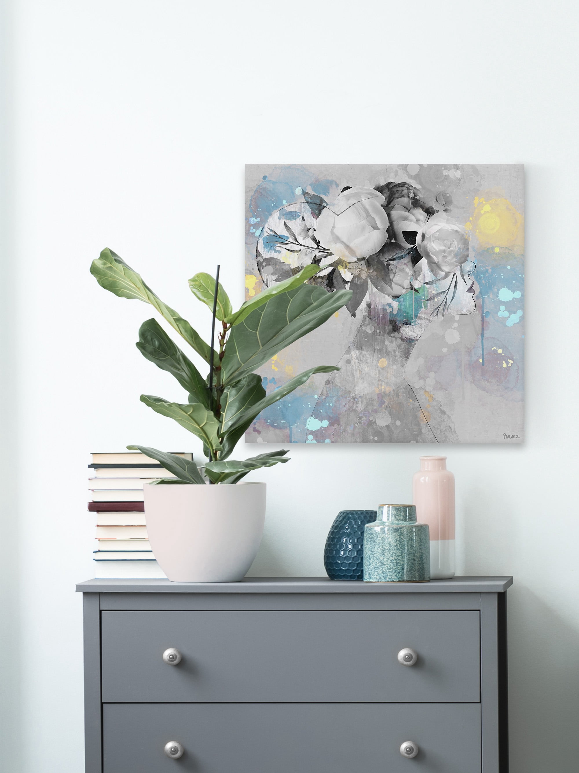 Parvez Taj Elegant Bun II Canvas Wall Art
