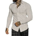 thumbnail image 1 of AMERTEER Chemise à Manches Longues Imprimée Complète à Col à Revers pour Hommes Automne Hiver, 1 of 6