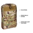 thumbnail image 3 of Tasmanian Tiger Tac Pouch 7 with Antenna Port, Tactical MOLLE System Loops with YKK Zippers, Multicam, 3 of 3