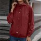 thumbnail image 5 of Chaqueta de lluvia para mujer Contraste de color al aire libre Impermeable con capucha Impermeable a prueba de viento Pompotops qwe16546, 5 of 7