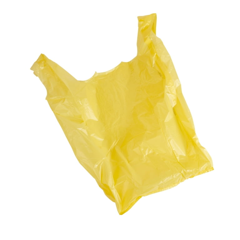 Yellow Plastic T Shirt Shopping Bags Case of 1 000