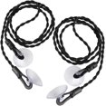 thumbnail image 1 of Corde à Linge de Voyage, 2 Pcs Corde à Linge avec Ventouse Rétractable Portable pour Intérieur Ou Extérieur, Voyage, Camping Randonnée, Noir, 1 of 4