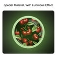 thumbnail image 2 of 4 Pcs Watercolor Cherry Fruit Crystal Glass Drawer Knob Pull Handle Ergonomic 30mm Glow in The Dark Furniture Cabinet Handle for Kitchen Dresser Cupboard Wardrobe, 2 of 7