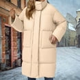 thumbnail image 2 of iHPH7 Long Puffer Coat Women Winter Coats for Women Puffy Jackets Women Winter Clothing for Women Long Puffer Jacket Womens Winter Clothes Hooded Jacket Women White XL, 2 of 4