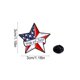 thumbnail image 3 of Insignia de la bandera nacional, joyería conmemorativa del Día de la Independencia de los Estados Unidos, broche de estrella de cinco puntas, pin de aleación, insignia de metal, 3 of 6