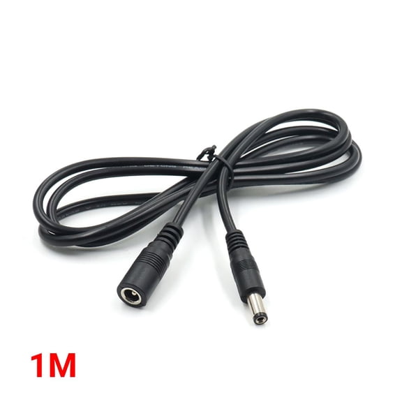 DC Male to Female Cable 5.5x2.1mm Power Extension Cord 12v Extension Cord for Security Camera CCTV IP Router LED Strip