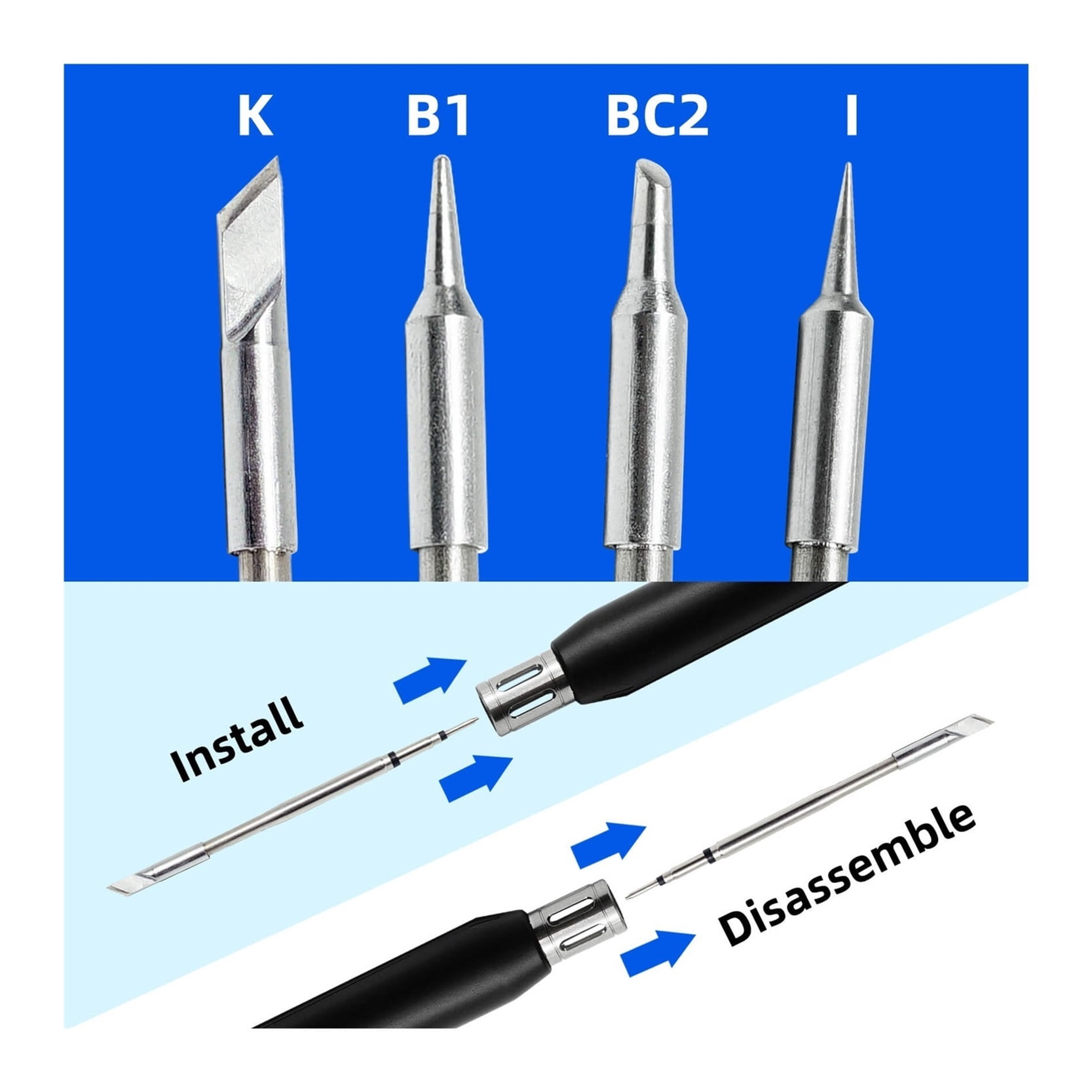 Soldering Iron Compatible With Tip Support Pd|qc|dc|pps Power Supply For Drone Rc Model Welding Repair Tool ,Internally Heated