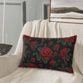 thumbnail image 5 of Balery Roses Bedding Queen Pillow Cases - Envelope Closure - Soft Brushed Microfiber Fabric - Shrinkage and Fade Resistant Pillow Cases-16"x24", 5 of 6