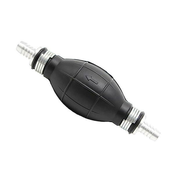 Bomba de cebado manual para línea de combustible de vacío, tipo bulbo de goma negra de 6-12 mm 8mm