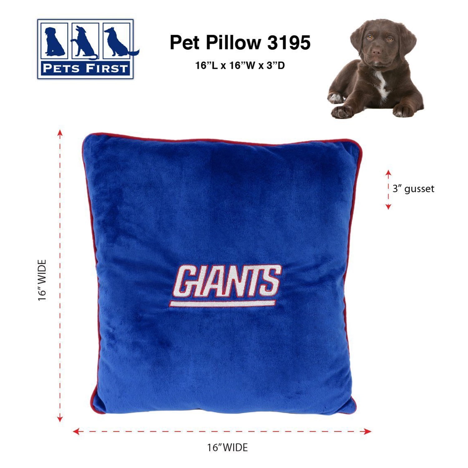 ny giants pillow pet