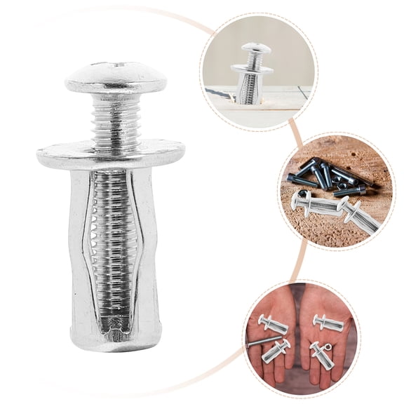 FUTUREORYY Hollow Core Door Anchors Galvanized Carbon Steel Commercial Settings 20 Sets