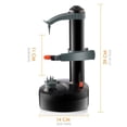thumbnail image 4 of CHOK Electric Potato Peeler Automatic Rotating Apple Peeler Machine  Heavy Duty Multi-function Stainless Steel Peeler with 2 Extra Blades for Kitchen Fruits and Vegetables, 4 of 7