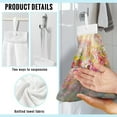 thumbnail image 6 of ZIATUBLE Flower Hummingbird Kitchen Towel Hangs Absorbent Hanging Dish Towels Easy to Clean Hanging Dish Towels 2 Piece Lightweight Dish Towel Hand Towels Dish Cloths Towel Tea Towels, 6 of 7
