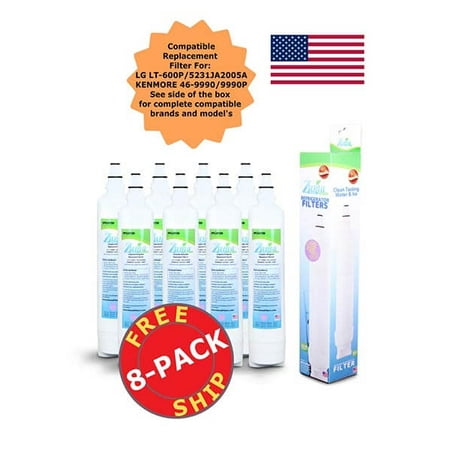 

Zuma Filters™ Brand Refrigerator Water and Ice Filter compatible with LG® 5231JA2006F (8 Pack) OPFL2-RF300