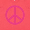 thumbnail image 4 of Inktastic Pink Peace Sign Women's Plus Size T-Shirt, 4 of 5