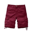 thumbnail image 1 of Bermudas Cargo Match Twill Comfort para Hombre Color Ciruela Talle L/32, 1 of 6