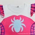 thumbnail image 3 of Girl Spider Costume with Mask Halloween Cosplay Outfits Set for 6-7Y, 3 of 7