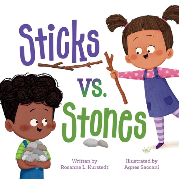 Sticks vs. Stones, (Board Book)