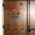 thumbnail image 4 of xianyou-Basic Electrical Room Sign | Durable Construction | Building Safety -Red - Medium (1 Pack), 4 of 4