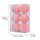 thumbnail image 2 of 6 Bolas Navideas De Terciopelo De Plstico Flocado, 2, 4 Pulgadas, Color Rojo, Adorno Para Rbol De Navidad, Ideal Para Colgar En El Hogar (paquete De 6), UKHBMC, 2 of 9