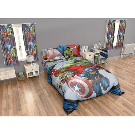 Marvel S Avengers Kid S 8 Piece Twin Bedroom Set Walmart Com