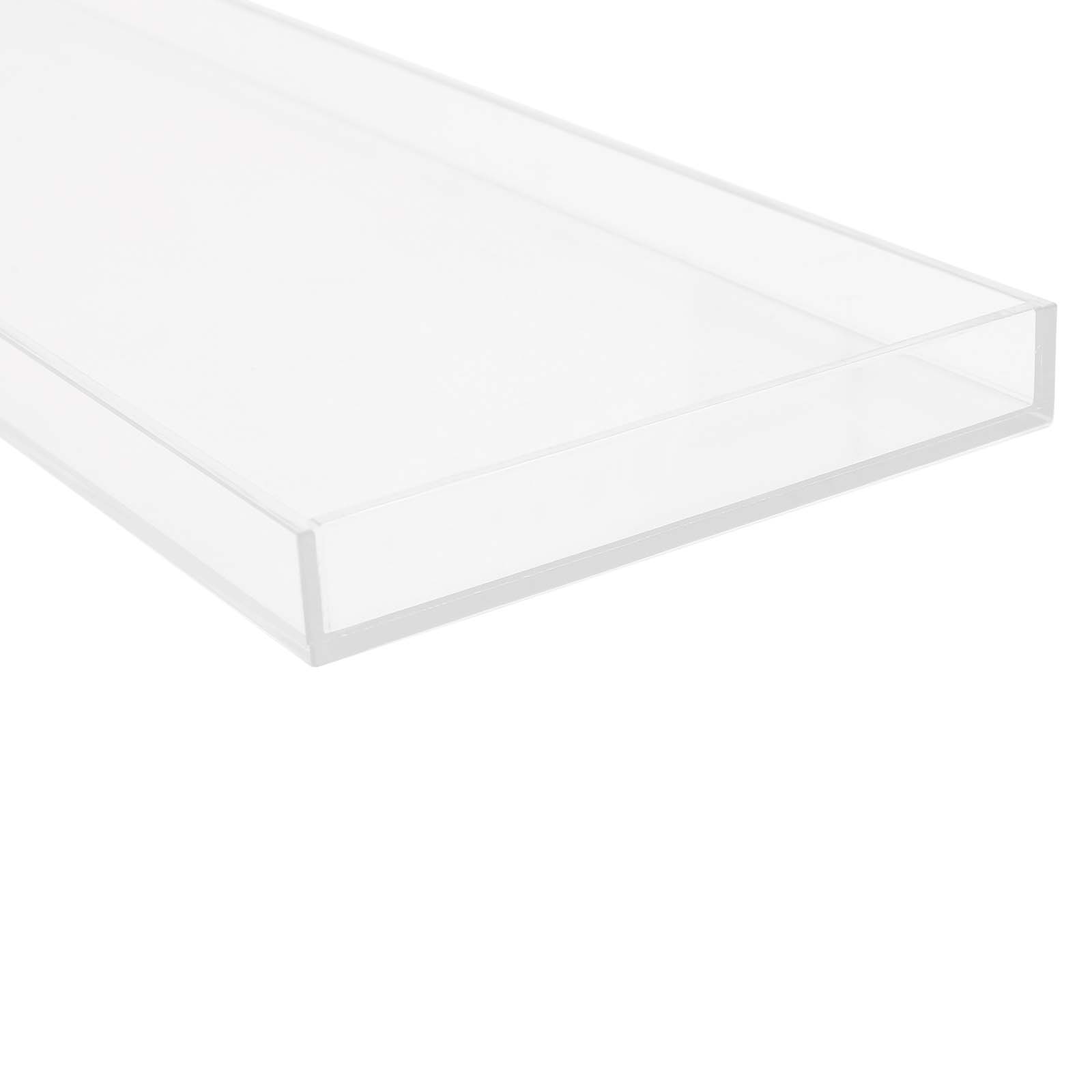 Bathtub Tray Caddy Acrylic Clear Bath Tray, Wine Glass Book Holder Bath Tub Table Caddy for Home Bathrooms Organizer Shelf Luxury Most Baths