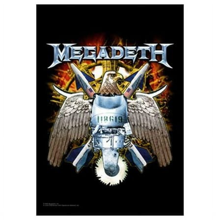 Megadeth Poster Flag Eagle Tapestry Cloth Fabric Wall Banner 30" x 40"