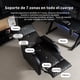 thumbnail image 3 of MYXSRI Sillon Masajeador, Sillon Reclinable Adultos 8 Modos de Masaje con Soporte Lumbar, Reposapiés Retráctil, Reposabrazos y Reposacabezas Ajustables, Ruedas 360°, para Sala y Dormitorio (Negro), 3 of 9