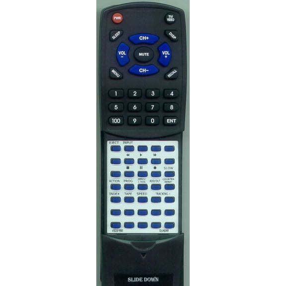 Replacement Remote for QUASAR RTVSQS1600, VSQS1600, VHQ940