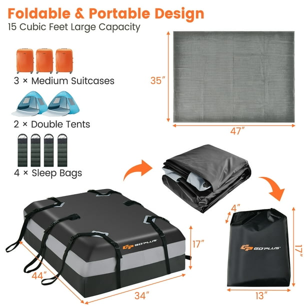 Rubbermaid rooftop carrier 15 cubic feet shop