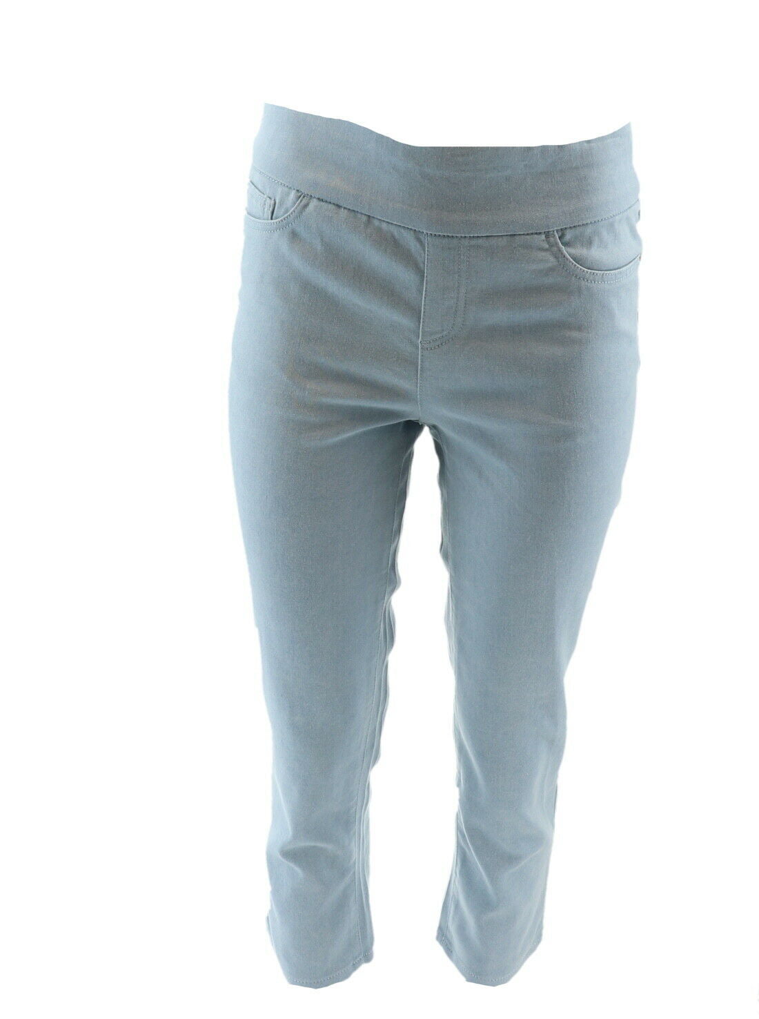 Denim & Co. - Denim & Co Indigo Stretch Smooth Crop Jeans A307071 ...