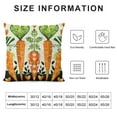 thumbnail image 6 of COMIO Easter Pillow Cover Polka Dot Carrots Throw Pillow Cover for Easter Decorations Farmhouse Spring Pillow Case Decor for Sofa Couch&nbsp;2pc, 6 of 6
