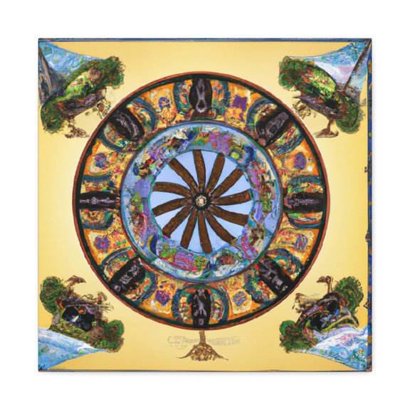 Wheels of Motion, Art - Canvas