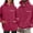 Red, variant on Telankuip Matching Couple Hoodies Valentines Day Sleeves Letter Print Loose Crew Neck Pullover Tops Trendy Soft Comfy Long Sleeve Drop Shoulder Sweatshirts Winter Clothes(R) Yellow XL