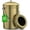 Gold, variant on Kitchen countertop compost bin, kitchen compost bucket with lid, includes 1 spare charcoal filter, household essentials