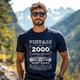 thumbnail image 3 of Vintage 2000 Limited Edition T-Shirt, Retro Birthday Shirt for Men, Perfect Gift for 2000 Birth Year, 3 of 4